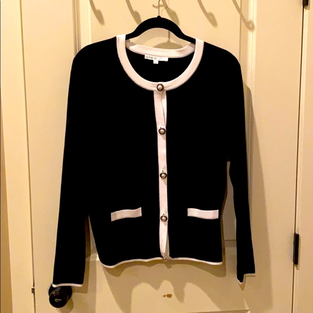 Black & White Cardigan